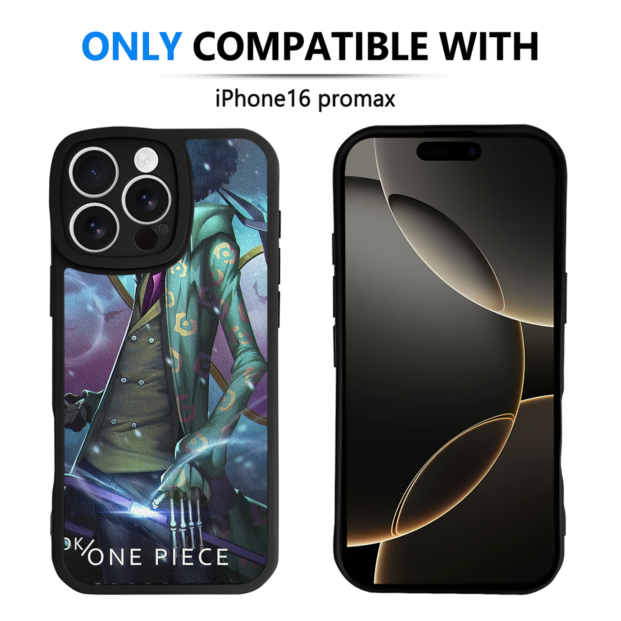 （画像用） ワンピース ONE PIECE 【iPhone 16シリーズ対応】シリコンスマホケース（レザー調） 材質：シリコン